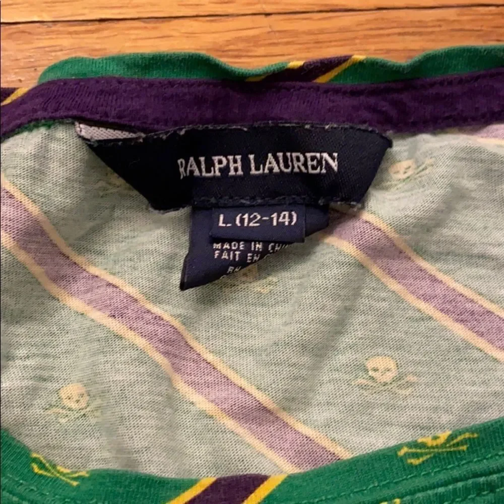 ‎Ralph Lauren long sleeve shirt L(12/14)
